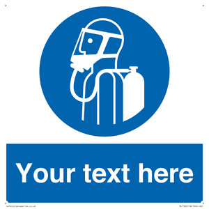 Custom use self contained breathing appliance